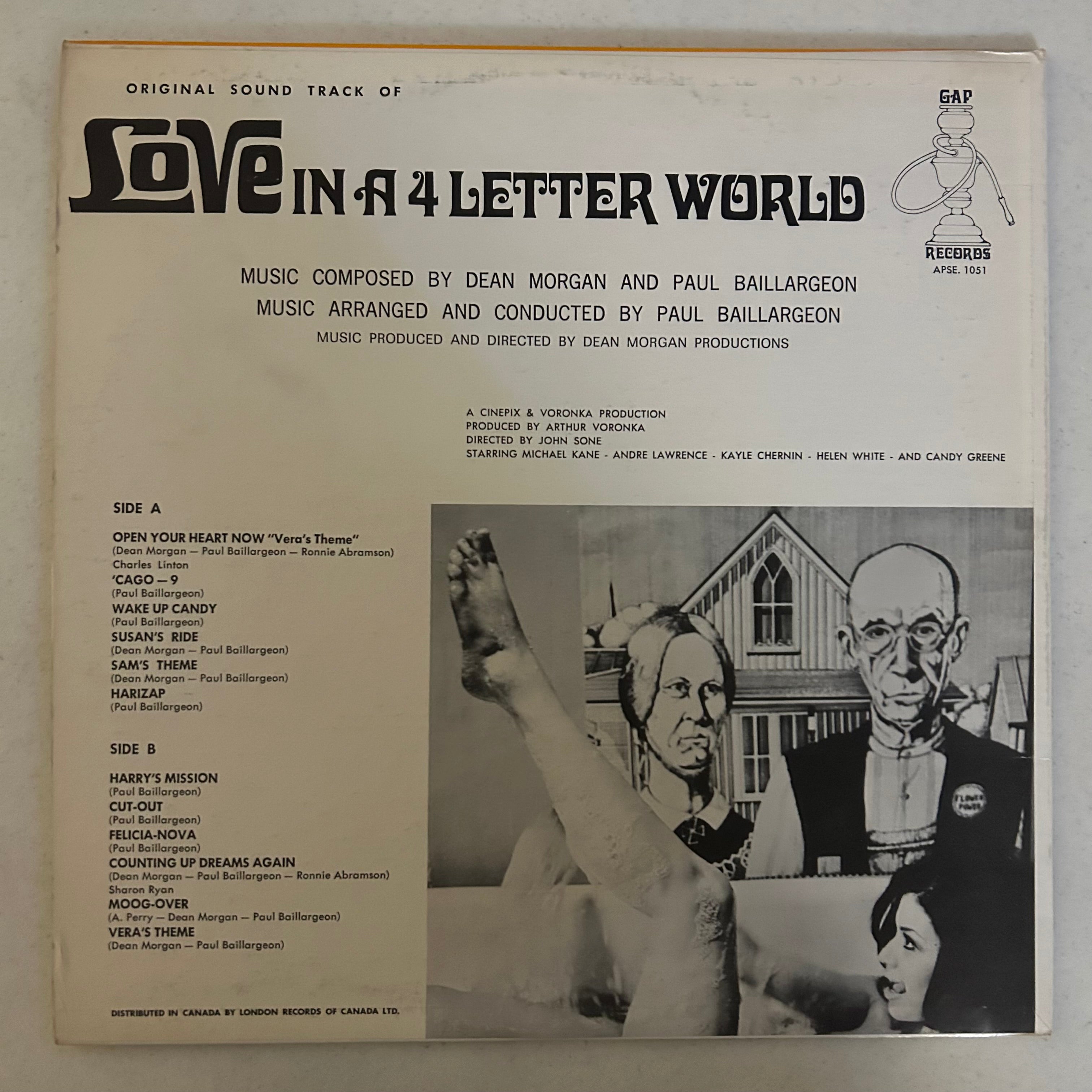 LOVE IN A 4 LETTER WORLD (OST) (CDN 1970) (USED)