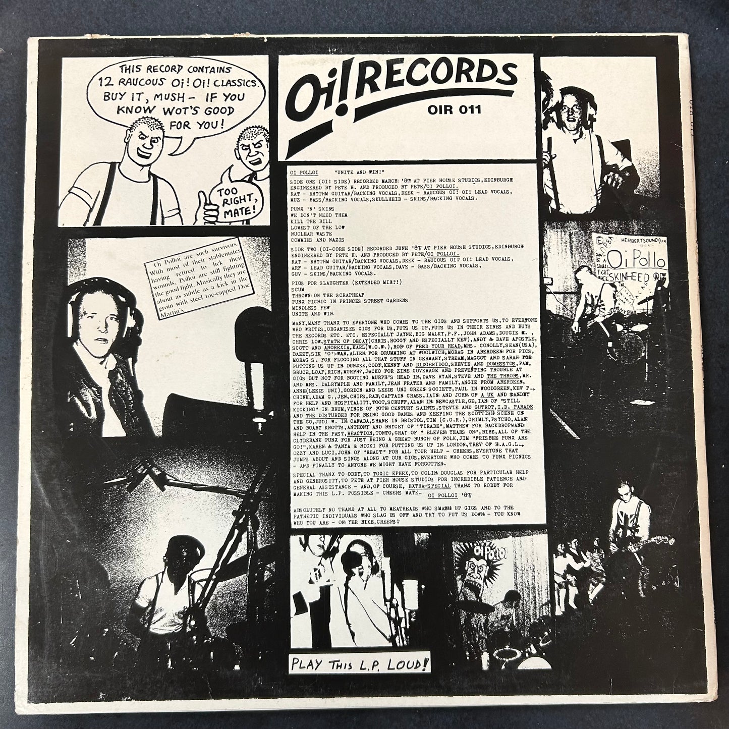OI POLLOI - UNITE AND WIN! (UK 1987) (USED)