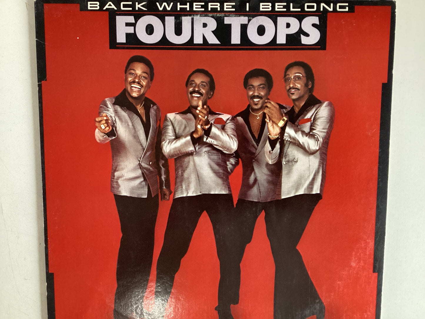FOUR TOPS = BACK WHERE I BELONG (USA 1983) (USED)