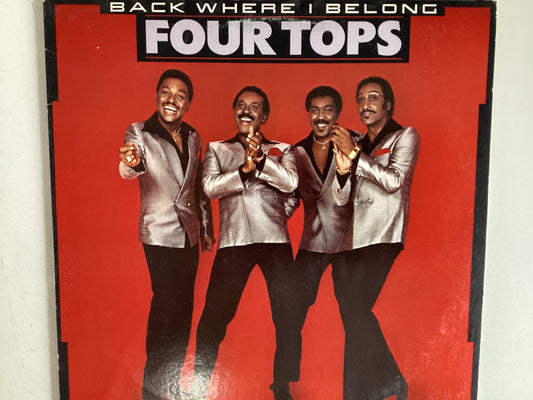 FOUR TOPS = BACK WHERE I BELONG (USA 1983) (USED)