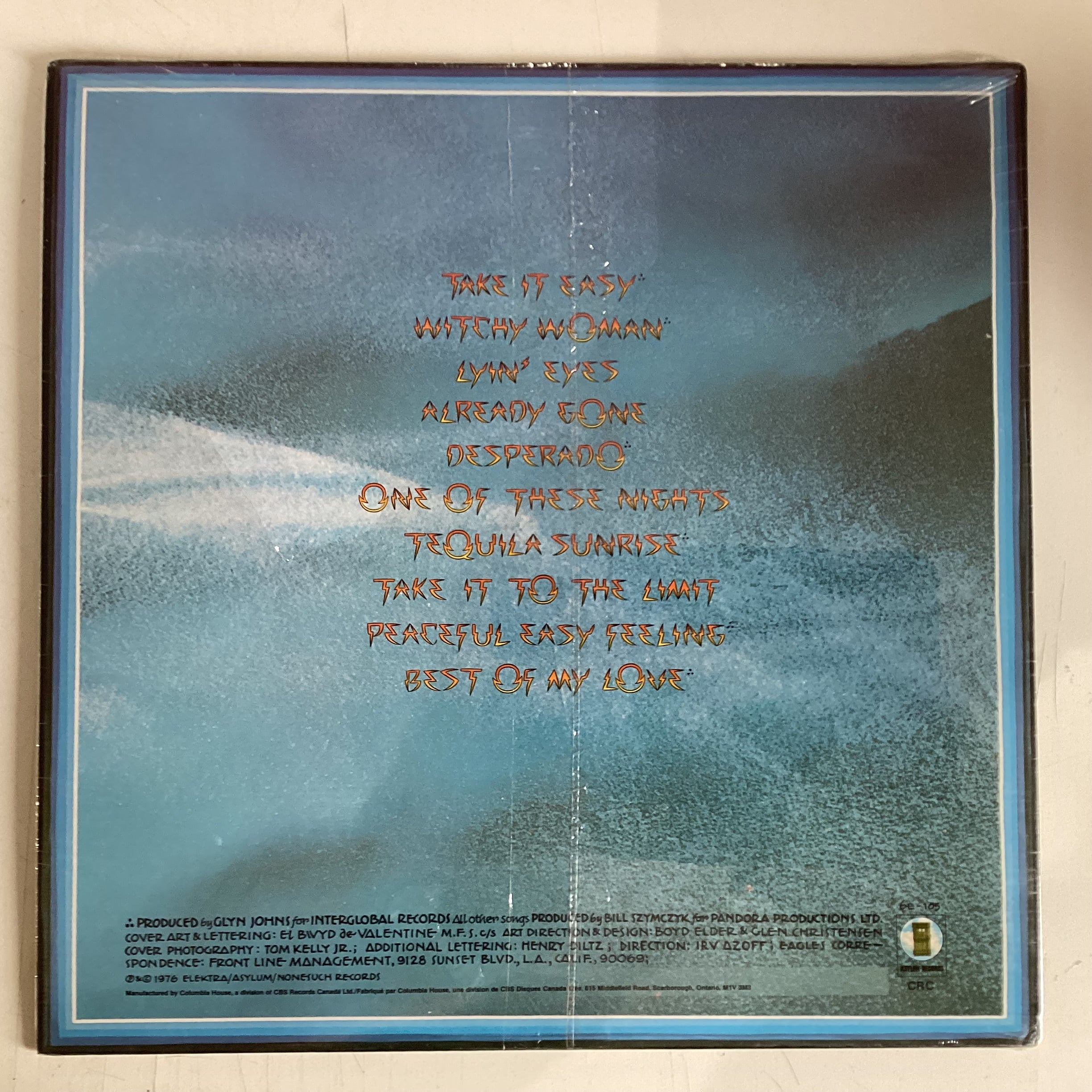 EAGLES = THEIR GREATEST HITS: 1971-1975 (CDN CLUB 1980s REISSUE) (SEALED)