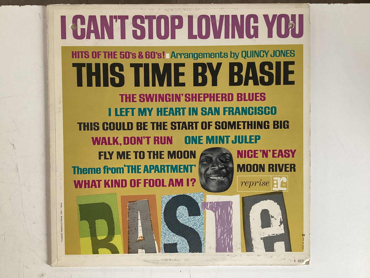 COUNT BASIE = I CAN’T STOP LOVING YOU (CDA 1963) (USED)