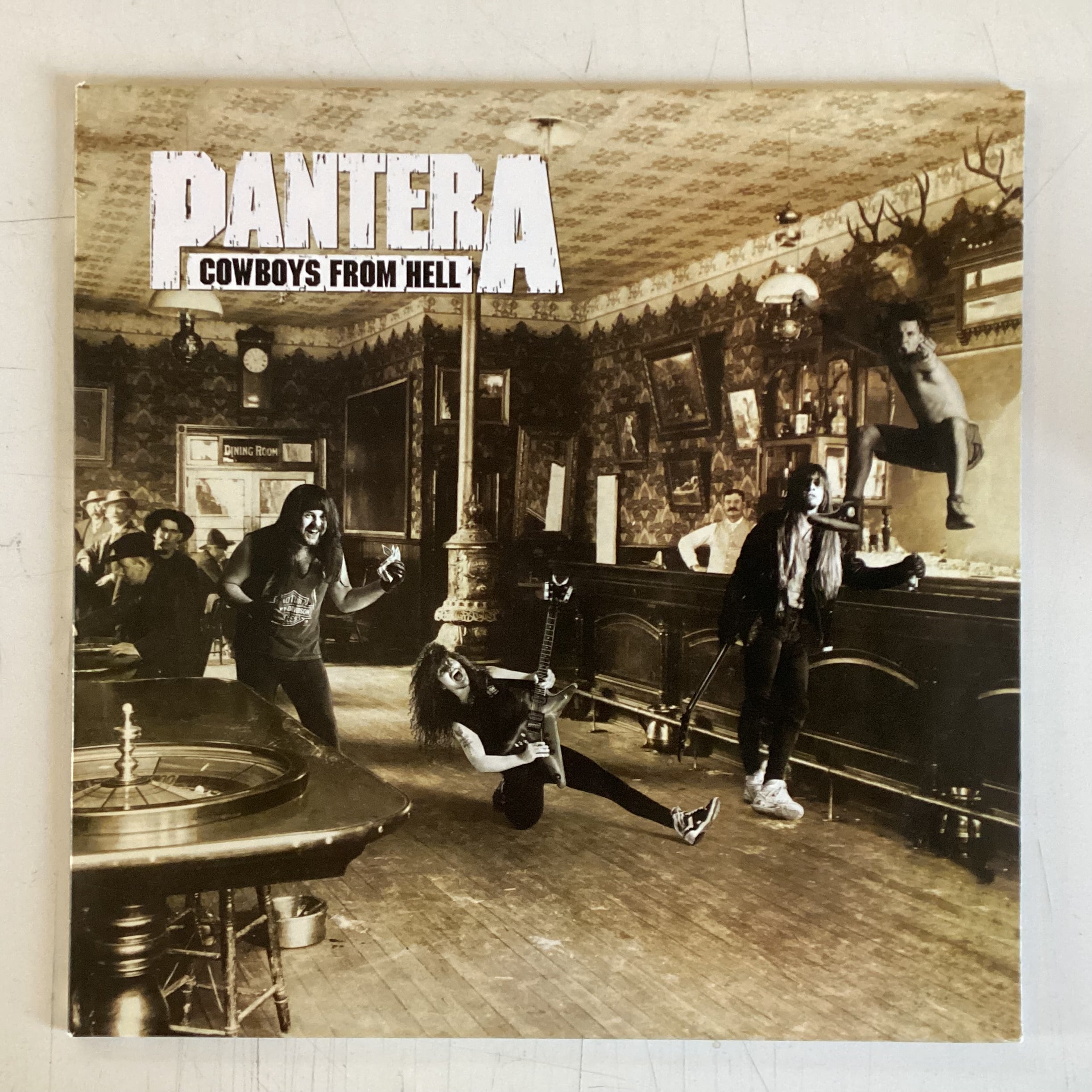 PANTERA = COWBOYS FROM HELL [WHITE SPLATTER SWIRL] (EU 2021 REISSUE) (USED)