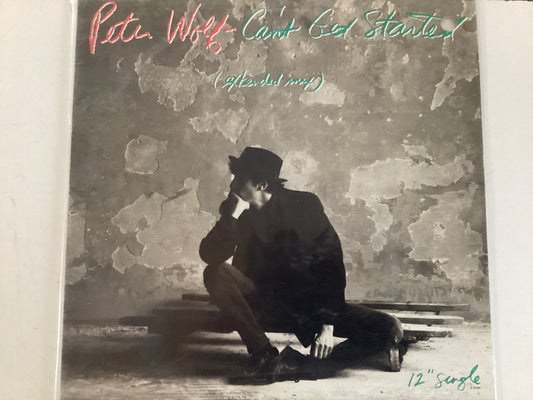 WOLF, PETER = CAN’T GET STARTED 12” SINGLE (CDA 1987) (USED)