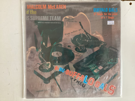 MALCOLM MCLAREN AND THE WORLD FAMOUS SUPREME TEAM = BUFFALO GALS (CDA 1982) (USED)