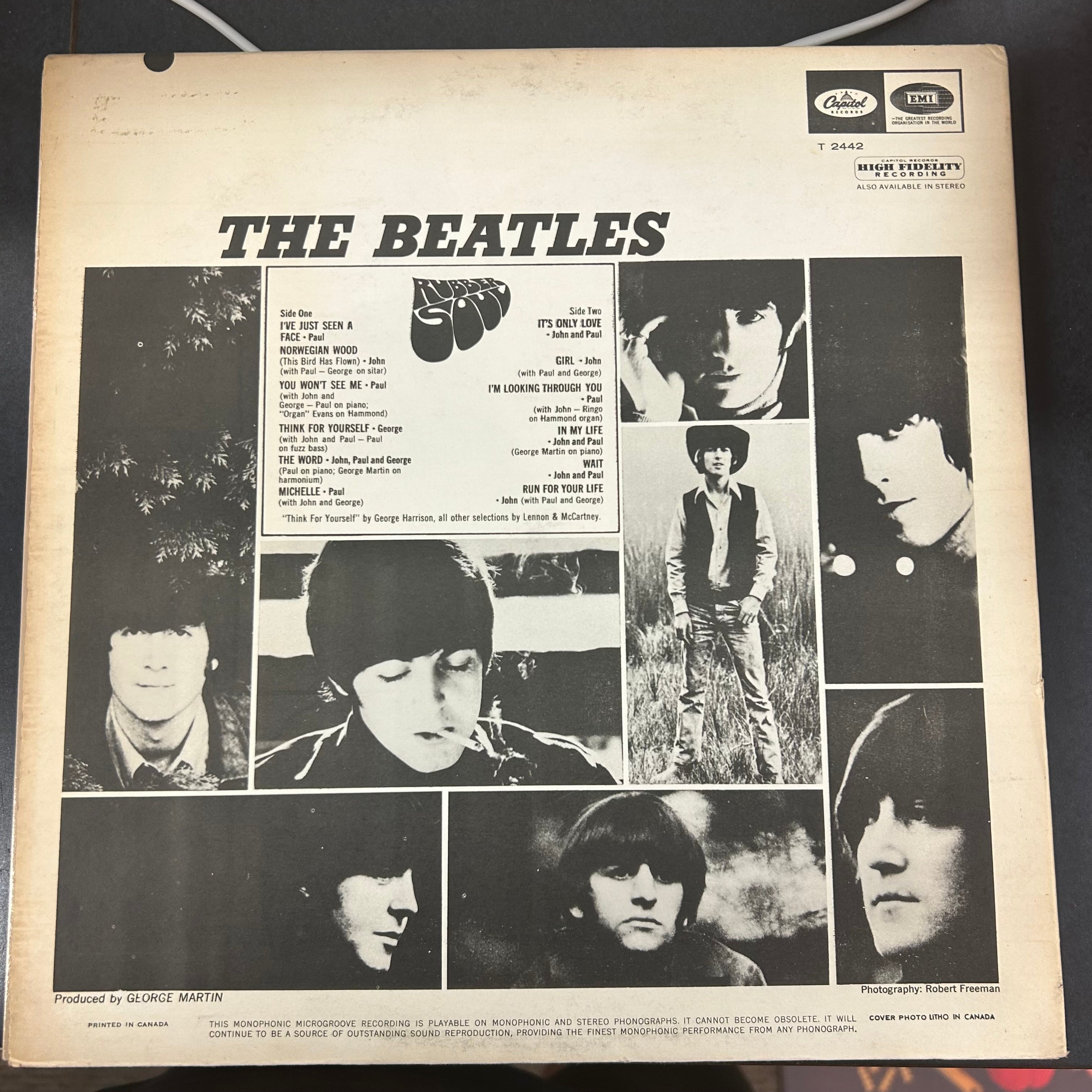 BEATLES = RUBBER SOUL [MONO] (CDN 1965) (USED)