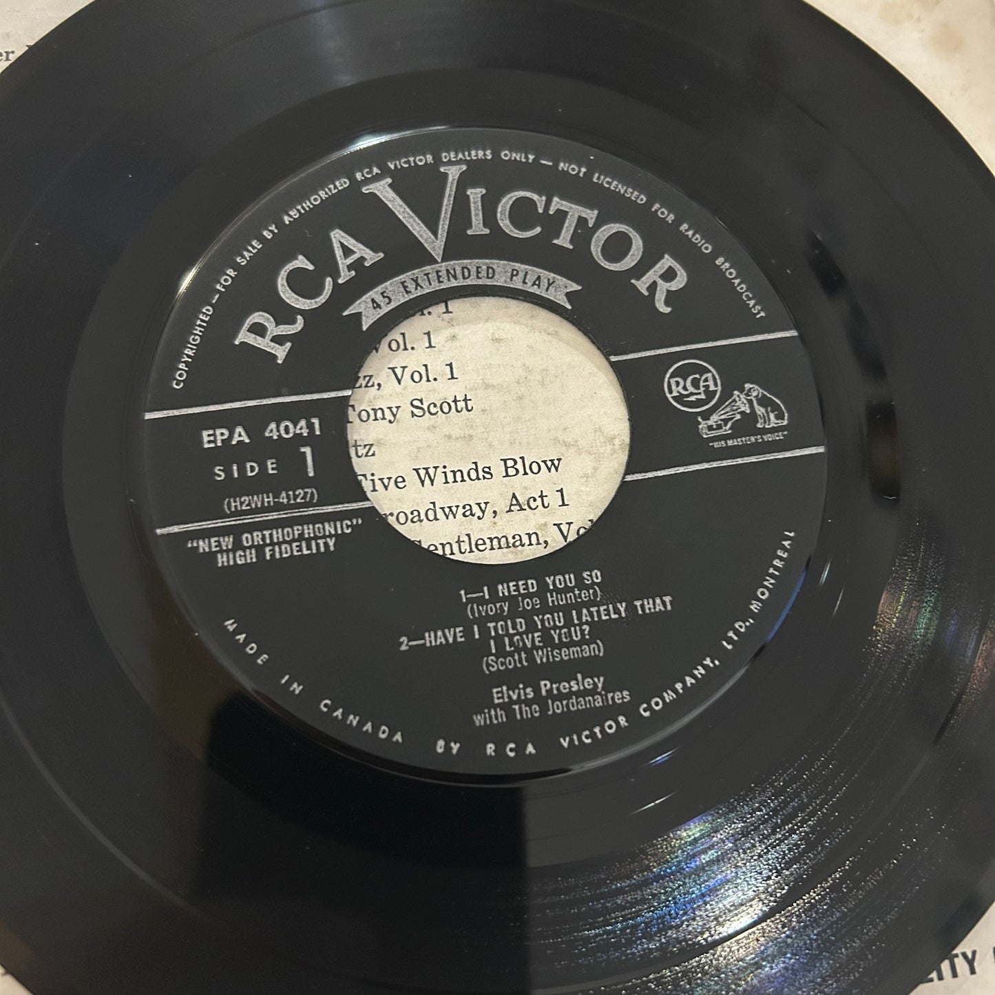PRESLEY, ELVIS = JUST FOR YOU (7 IN./EP) (CDN 1957) (USED)