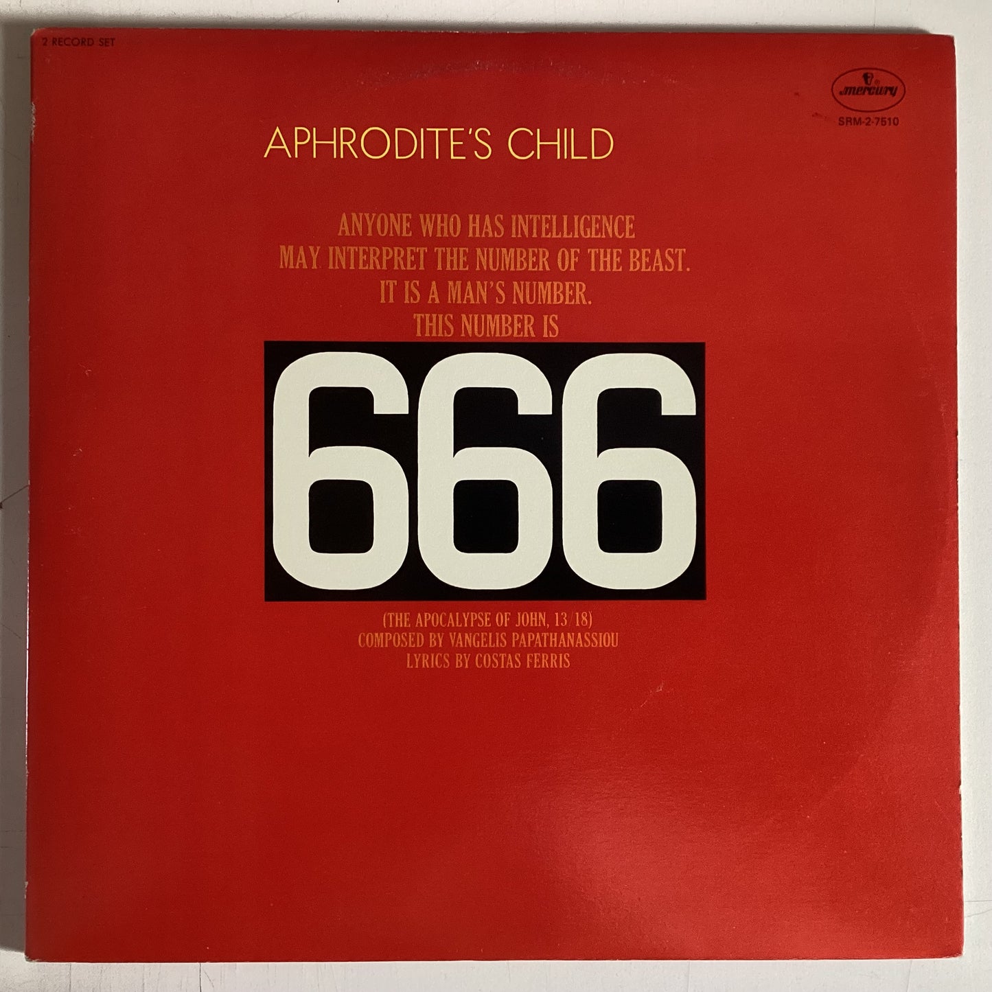 APHRODITE’S CHILD = 666 (CDN 1980s REISSUE) (USED)