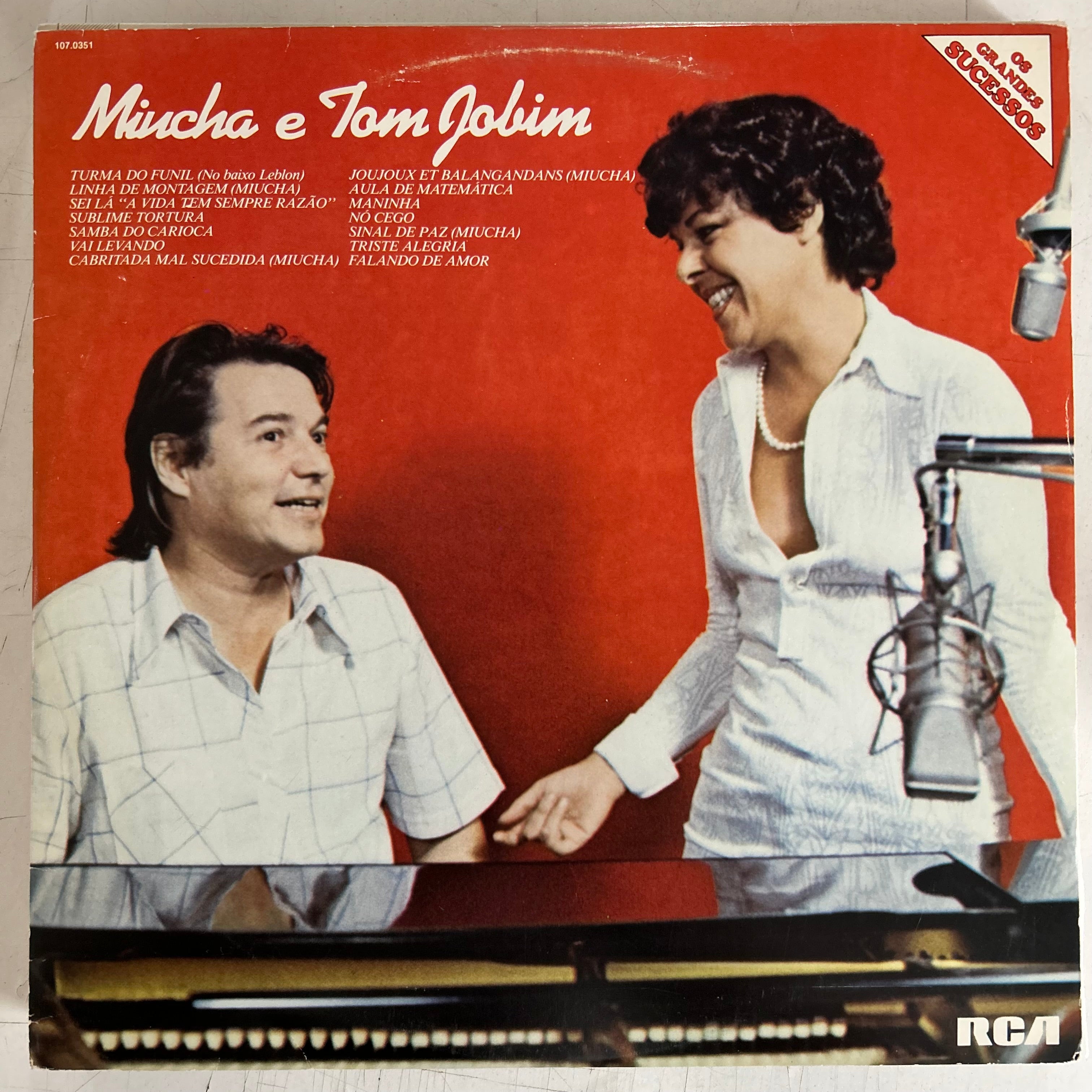MIUCHA & JOBIM, TOM = OS GRANDES SUCESSOS (BRAZIL 1982) (USED)