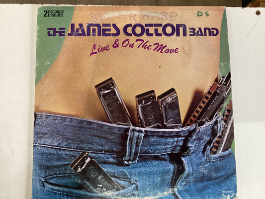 COTTON, JAMES BAND = LIVE & ON THE MOVE (CDA 1976) (USED)