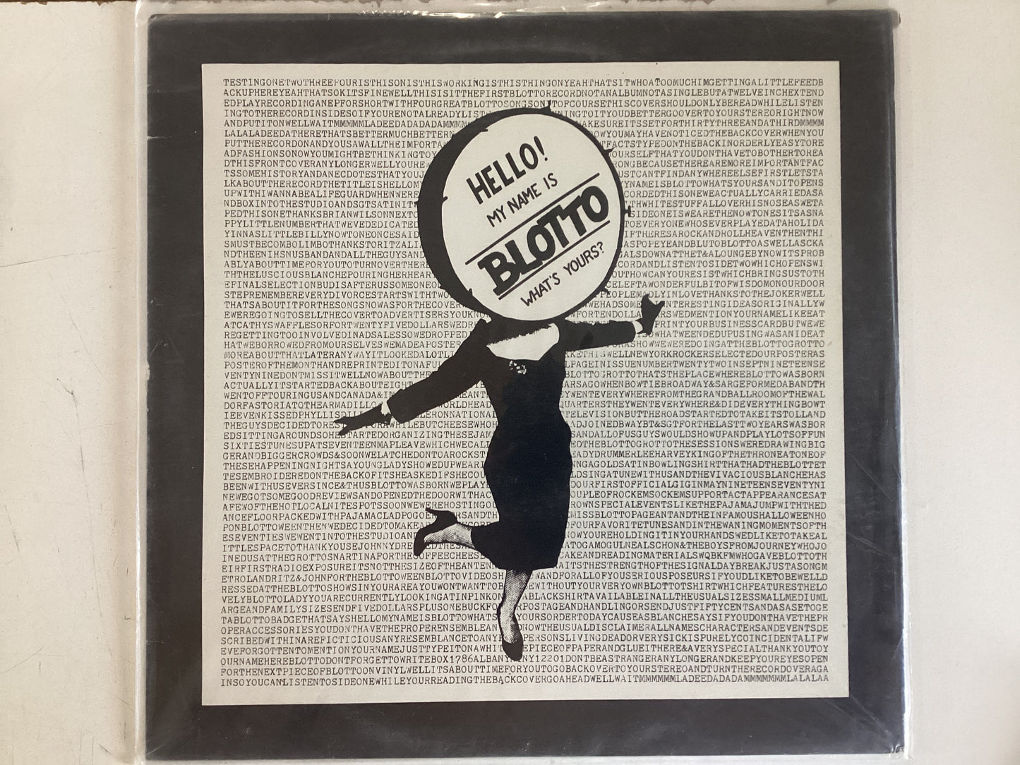 BLOTTO = HELLO MY NAME IS (USA 1983) (USED)