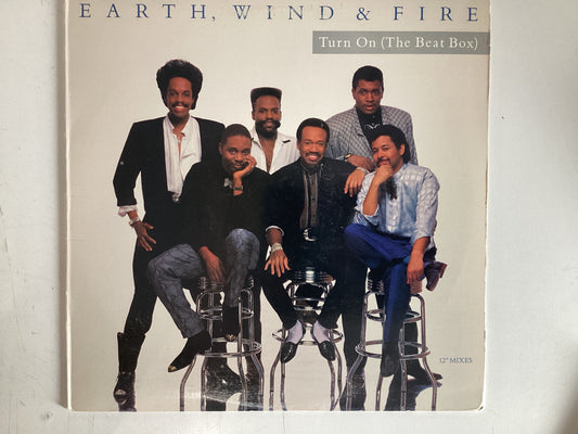 EARTH, WIND AND FIRE = TURN ON THE BEAT BOX (CDA 1988) (USED)