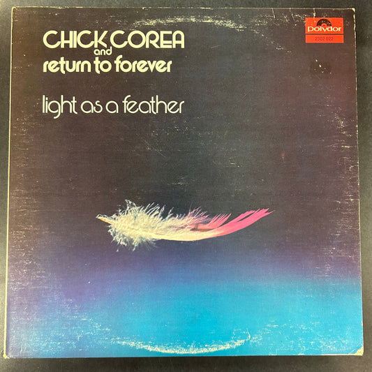 COREA, CHICK / RETURN TO FOREVER = LIGHT AS A FEATHER (CDN 1973) (USED)