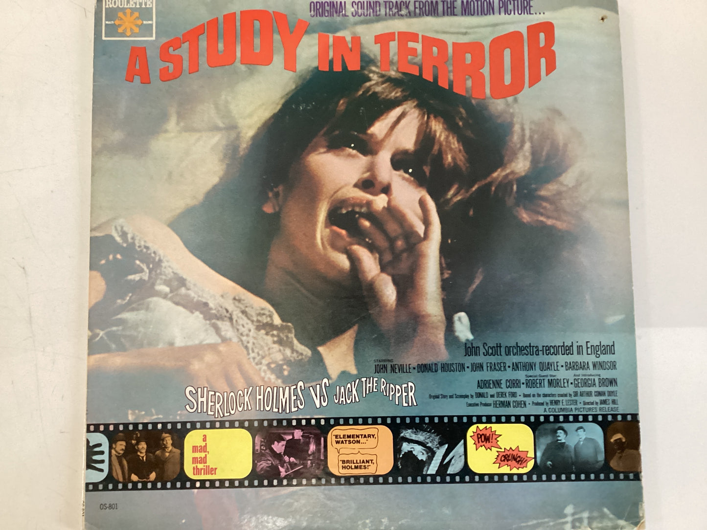 A STUDY IN TERROR = OST (USA 1966) (USED)