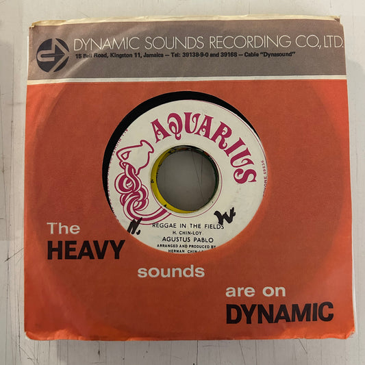 PABLO, AGUSTUS = REGGAE IN THE FIELDS (7 IN.) (JAMAICA 1971) (USED)