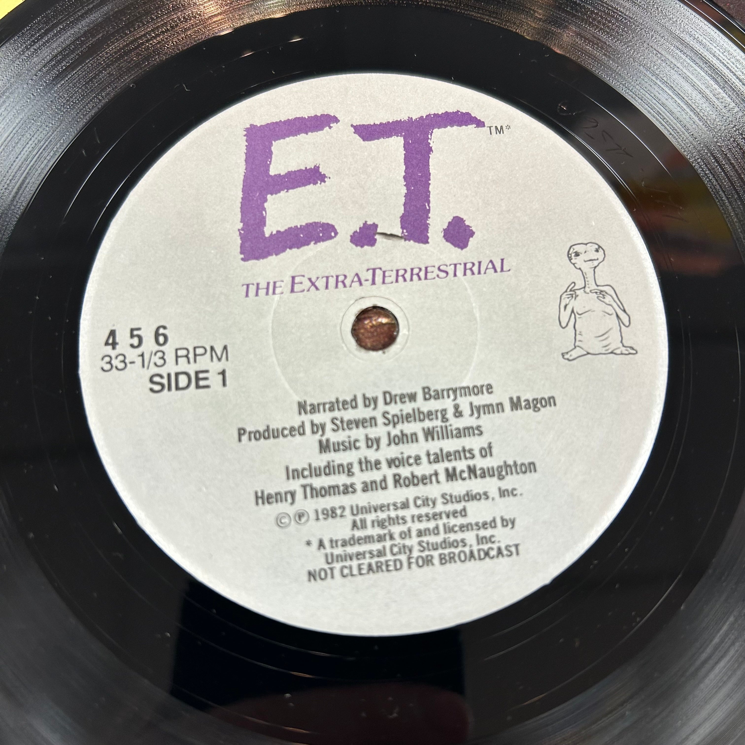 E.T. AS TOLD BY GERTIE (7 IN./STORYBOOK) (US 1982) (USED)