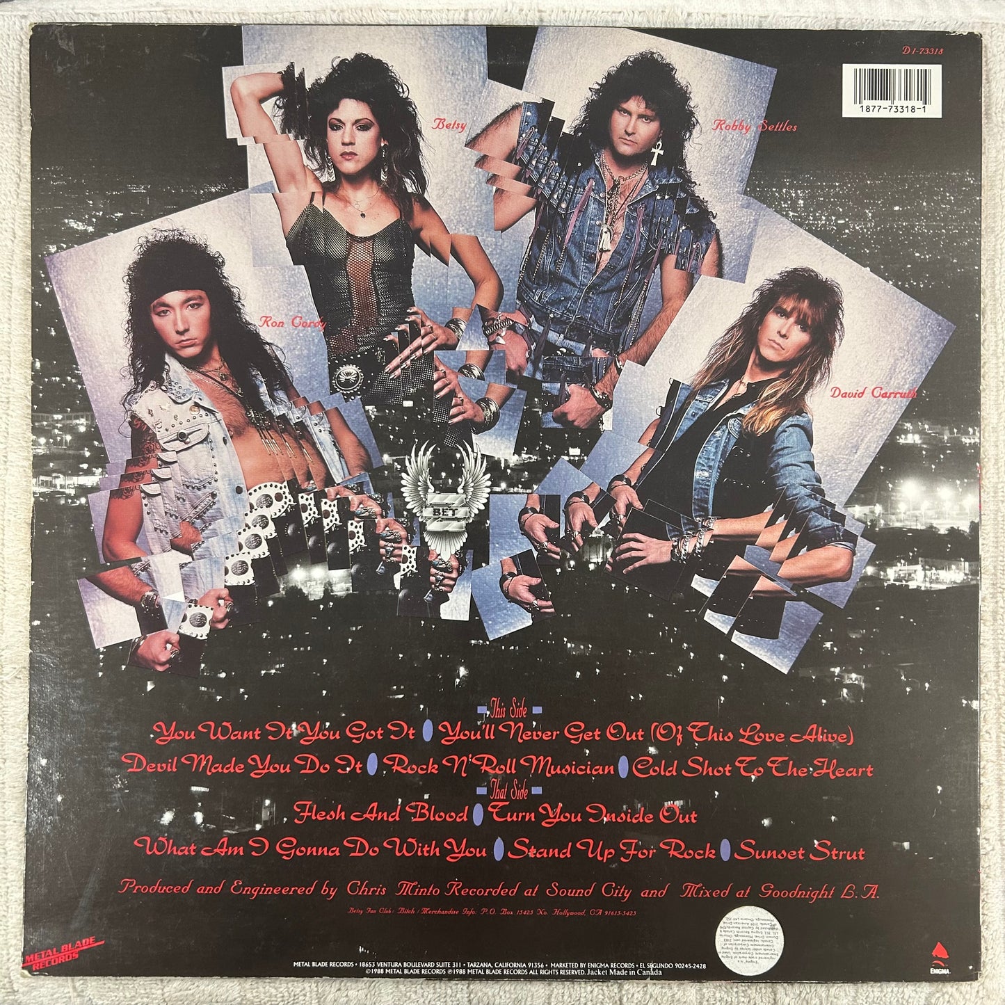 BETSY = BETSY (CDN 1988) (USED)