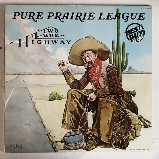 PURE PRAIRIE LEAGUE = TWO LANE HIGHWAY (CDN 1975) (USED)