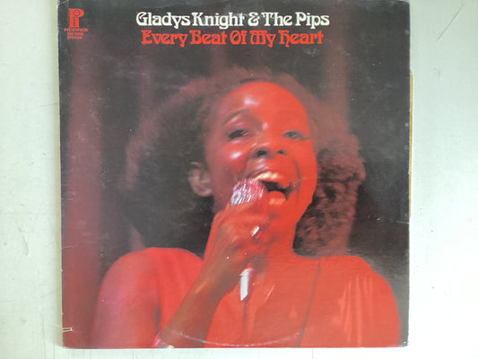 GLADYS KNIGHT AND THE PIPS = EVERY BEAT OF MY HEART (USA 1973) (USED)