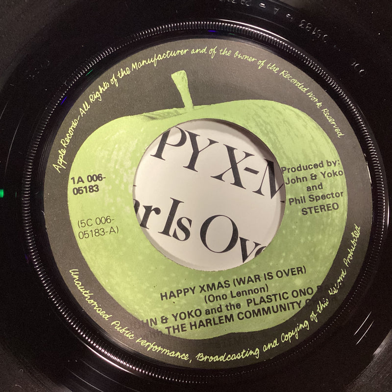 LENNON, JOHN ONO, YOKO = HAPPY XMAS (NETHERLANDS 1980) (USED)