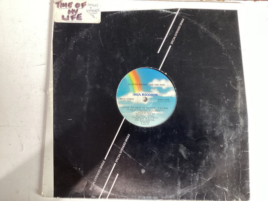 GLADYS NIGHT AND THE PIPS = LOVIN’ ON NEXT TO NOTHIN’ ES (USA 1987) (USED)
