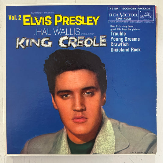 PRESLEY, ELVIS = KING CREOLE : VOL.2 (7 IN./EP) (US 1958) (USED)
