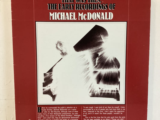 MCDONALD, MICHAEL = THAT WAS THEN (CDA 1982) (USED)