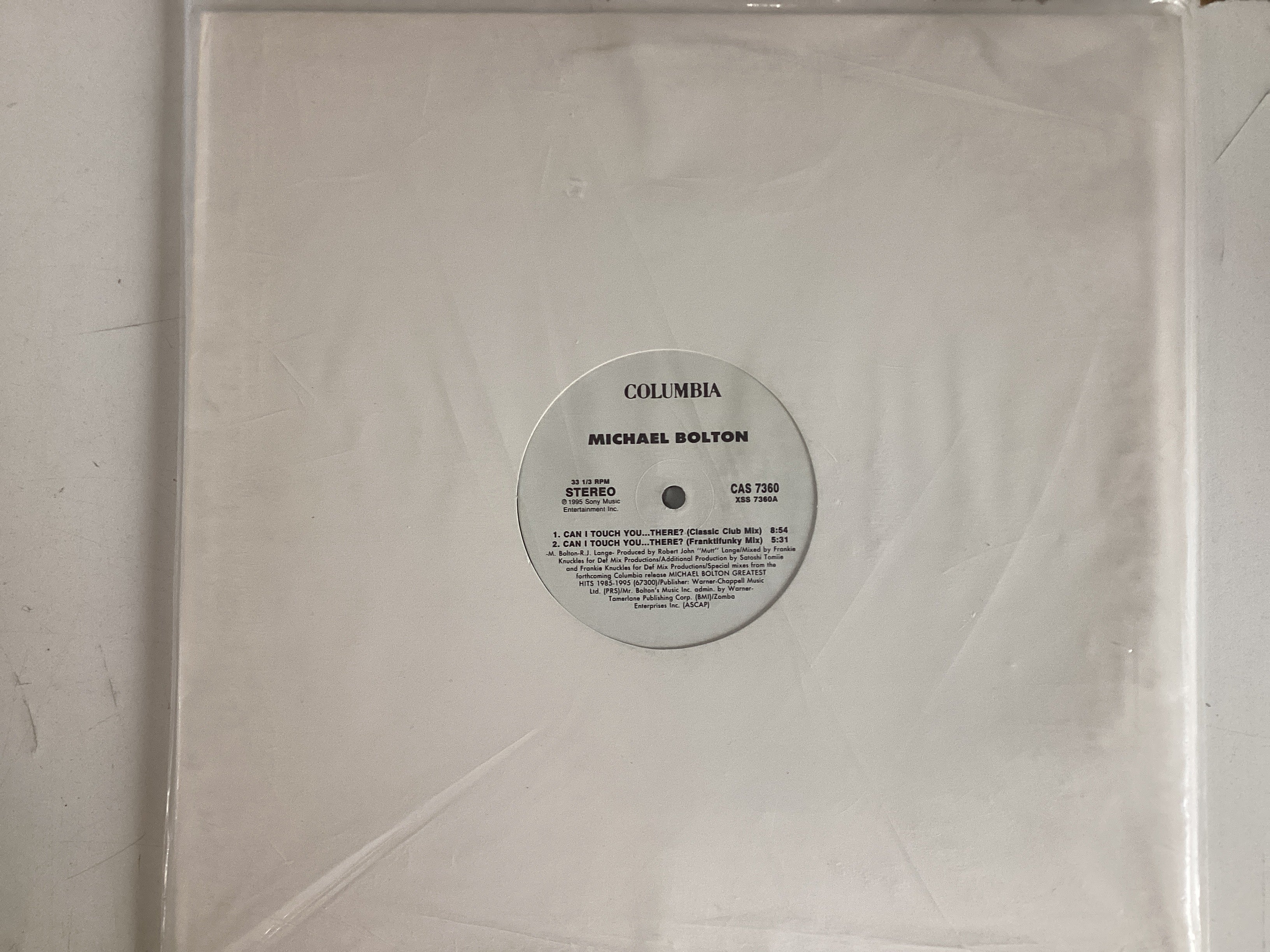 BOLTON, MICHAEL = CAN I TOUCH YOU THERE (USA 1995) (USED)