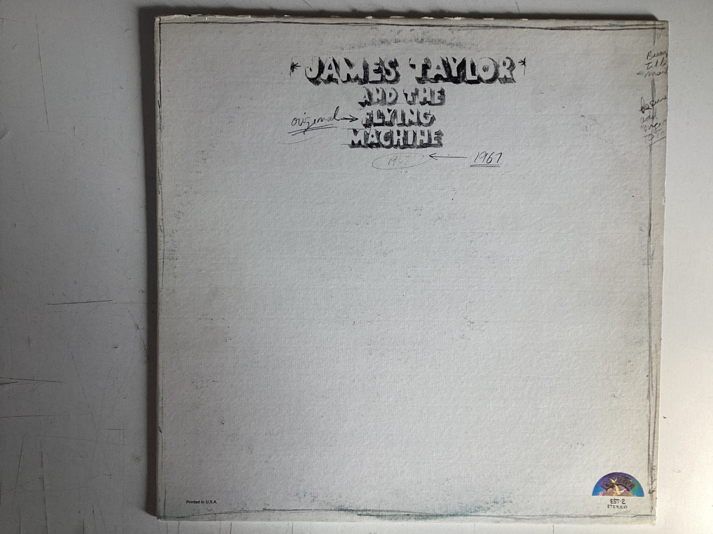 TAYLOR, JAMES = THE FLYING MACHINE (USA 1967) (USED)