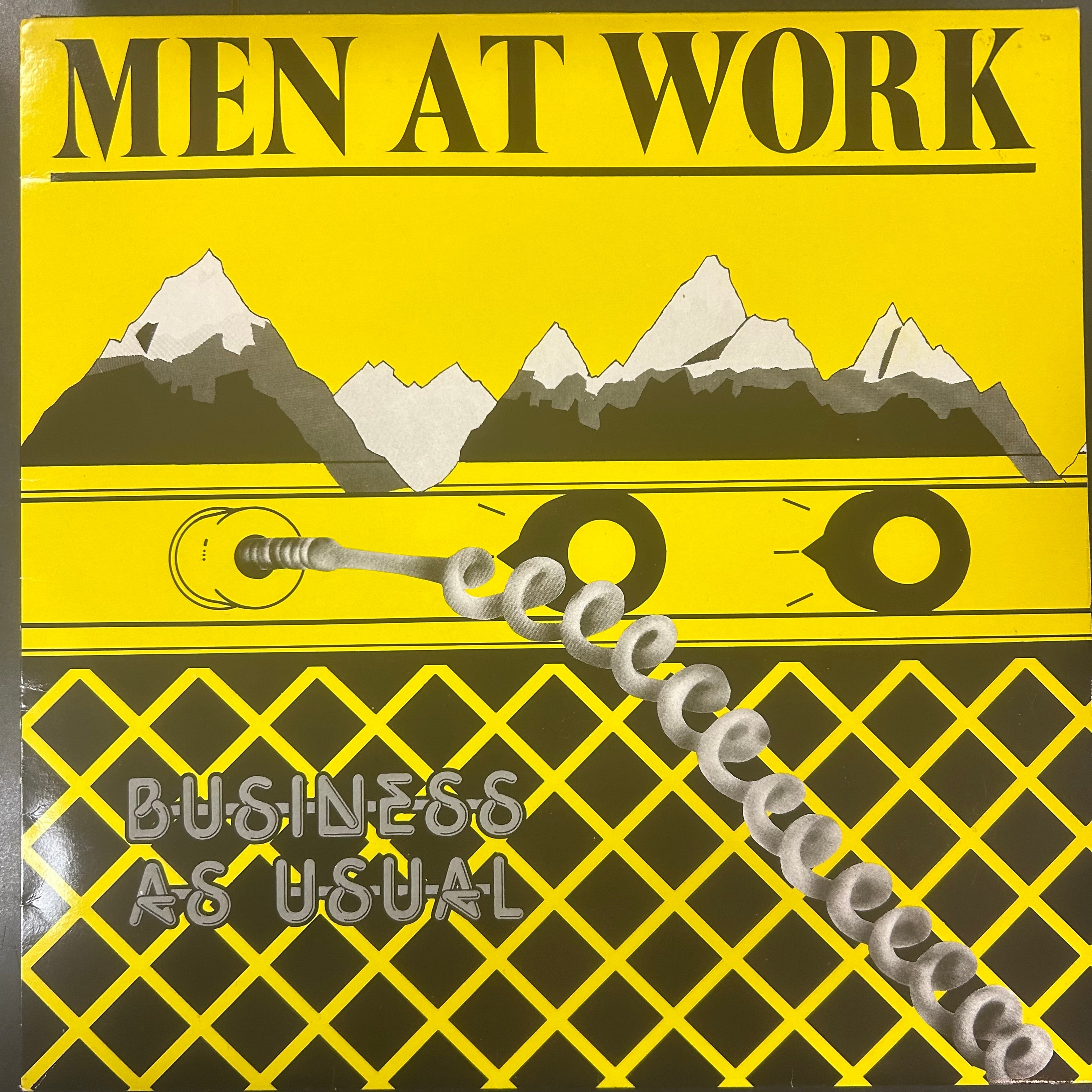 MEN AT WORK = BUSINESS AS USUAL (UK 1982) (USED)
