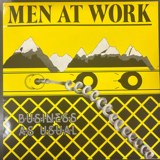 MEN AT WORK = BUSINESS AS USUAL (UK 1982) (USED)