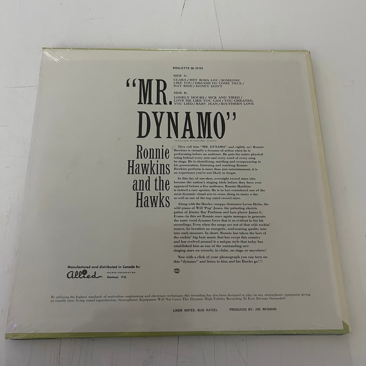 HAWKINS, RONNIE = MR. DYNAMO (CDN 1960) (SEALED)