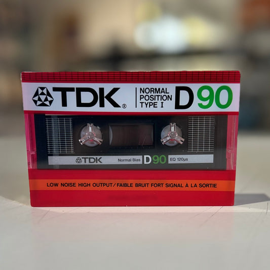 TDK D90 CASSETTE (BLANK)