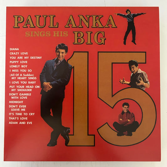 ANKA, PAUL = SINGS HIS BIG 15 (180G/GOLD) (US 1959 / 2024 REISSUE) (USED)