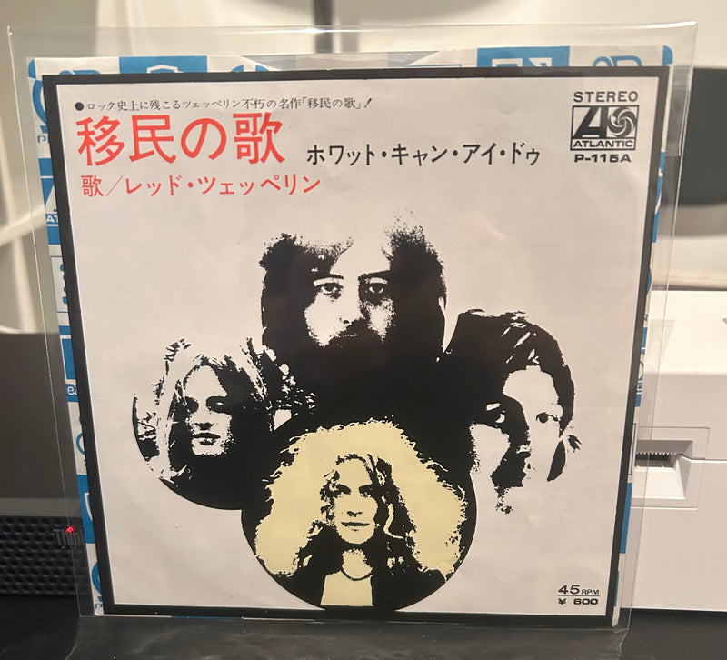 LED ZEPPELIN = IMMIGRANT SONG (7 IN.) (JAPAN 1976) (USED)