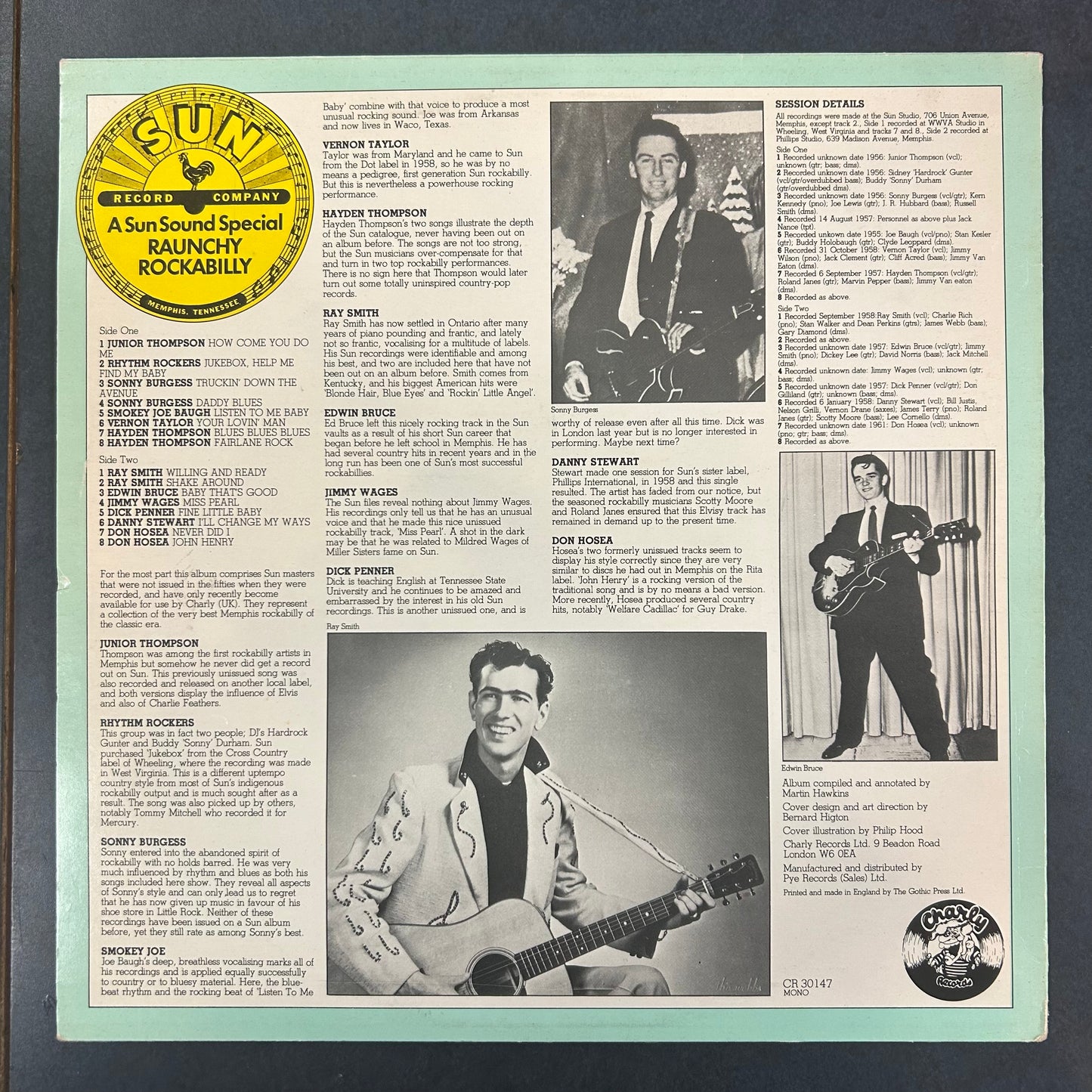 SUN SOUND SPECIAL: RAUNCHY ROCKABILLY (UK 1978) (USED)