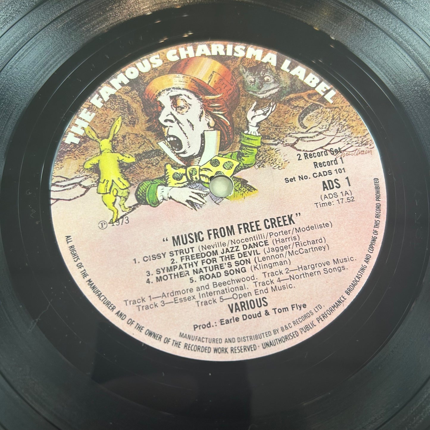 VARIOUS = MUSIC FROM FREE CREEK (UK 1973) (USED)