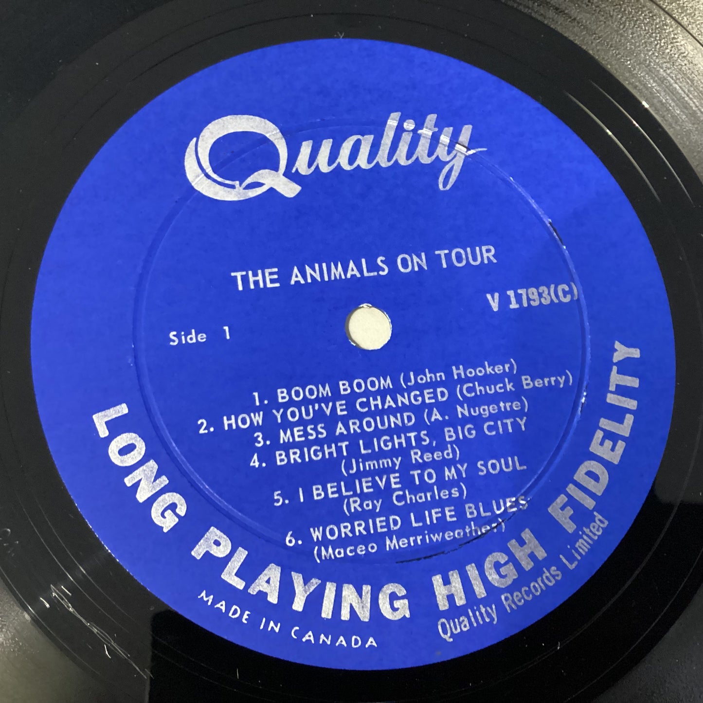 ANIMALS = ON TOUR (CDN 1964) (USED)