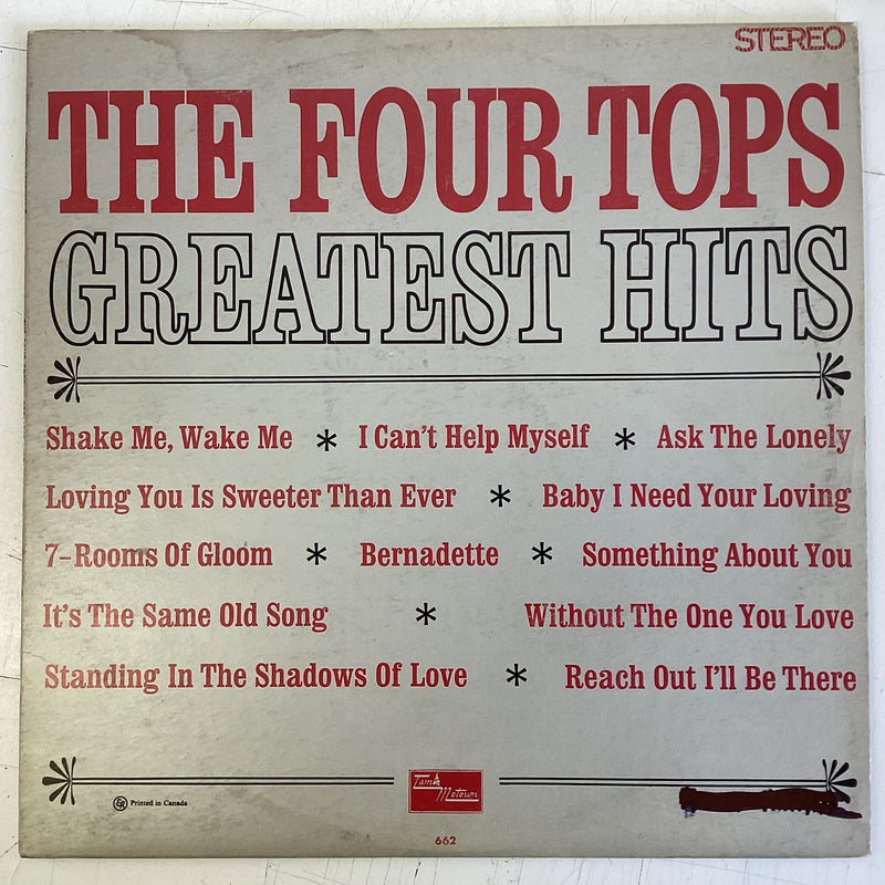 FOUR TOPS = GREATEST HITS (CDN 1967) (USED)