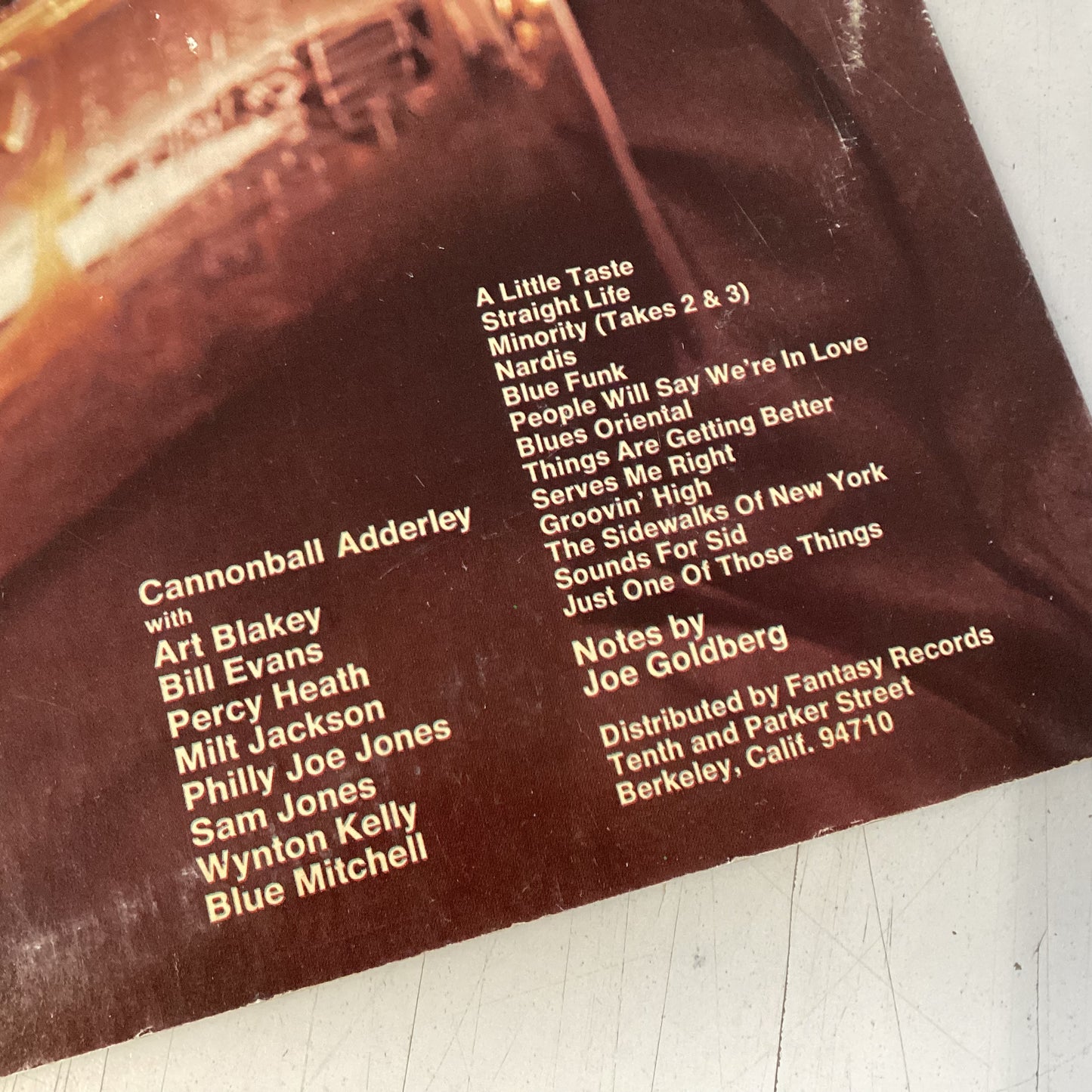 ADDERLEY, CANNONBALL = CANNONBALL/EIGHT GIANTS (US 1973) (USED)