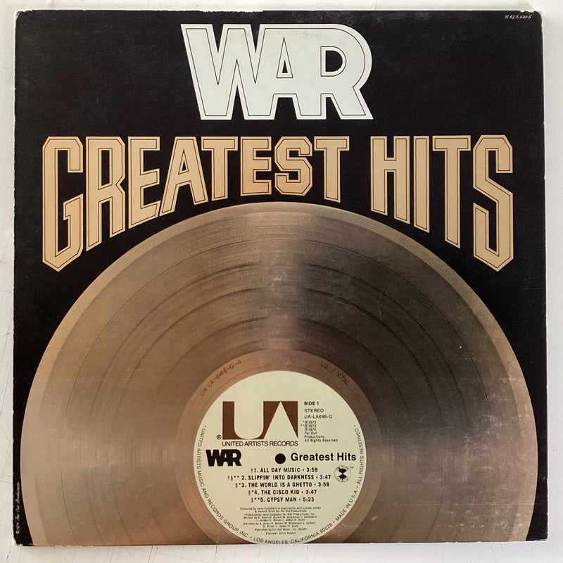 WAR = GREATEST HITS (CDN 1976) (USED)