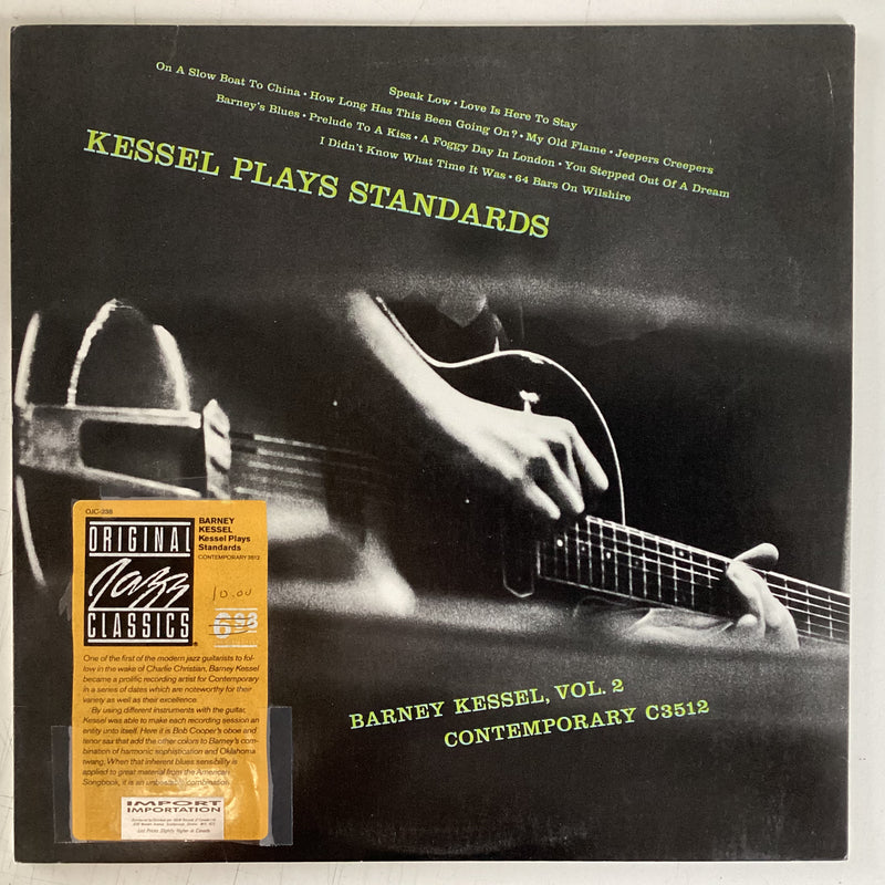 KESSEL, BARNEY = VOL. 2, KESSEL PLAYS STANDARDS (US 1986 REISSUE) (USED)