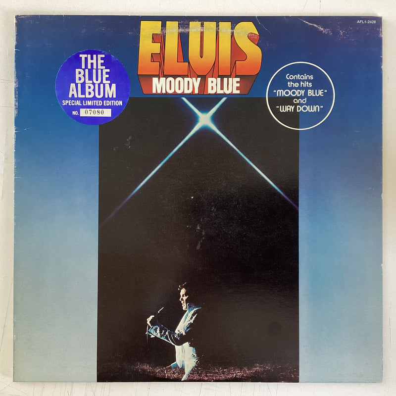 PRESLEY, ELVIS = MOODY BLUE (BLUE WAX) (CDN 1977) (USED)
