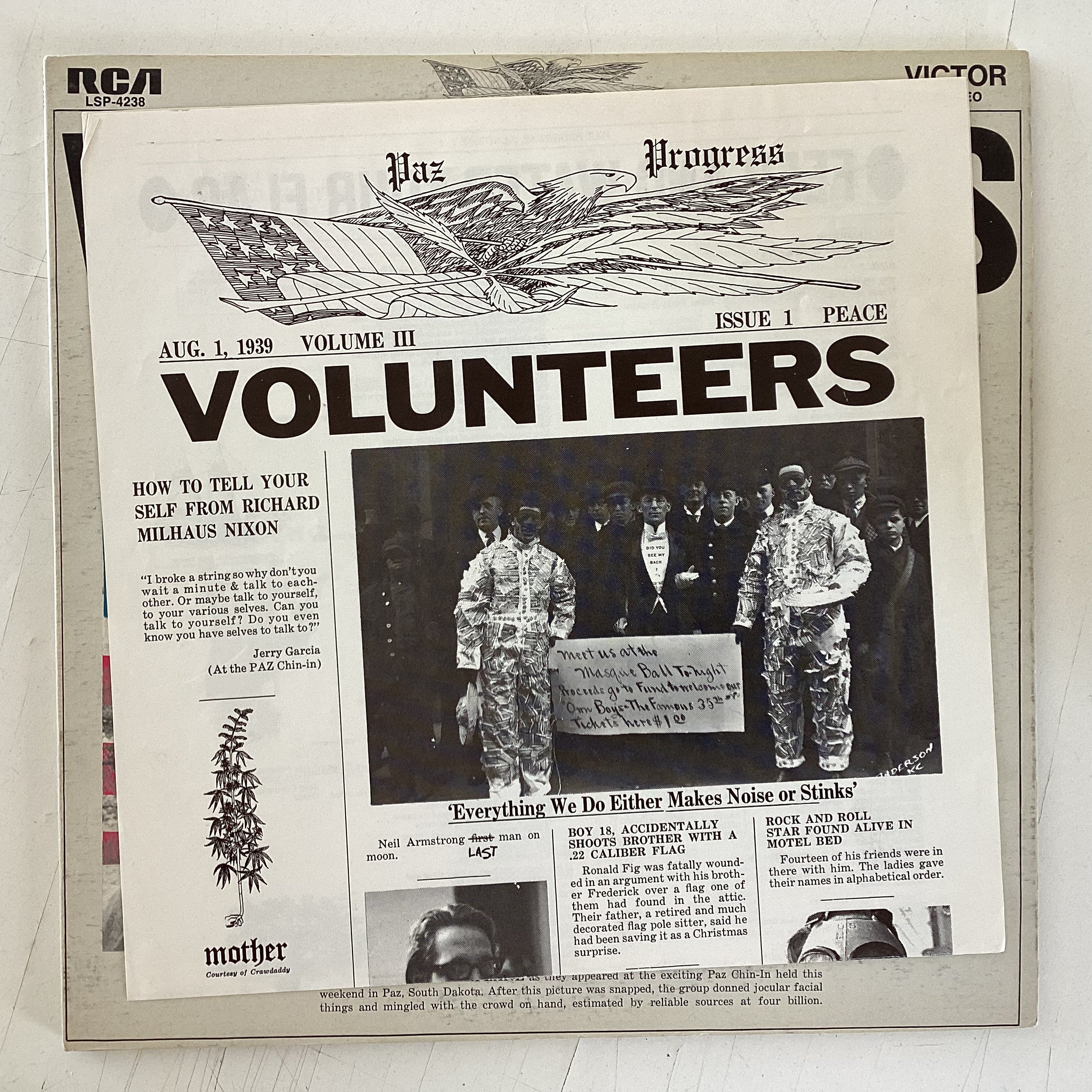 JEFFERSON AIRPLANE = VOLUNTEERS (CDN 1969) (USED)
