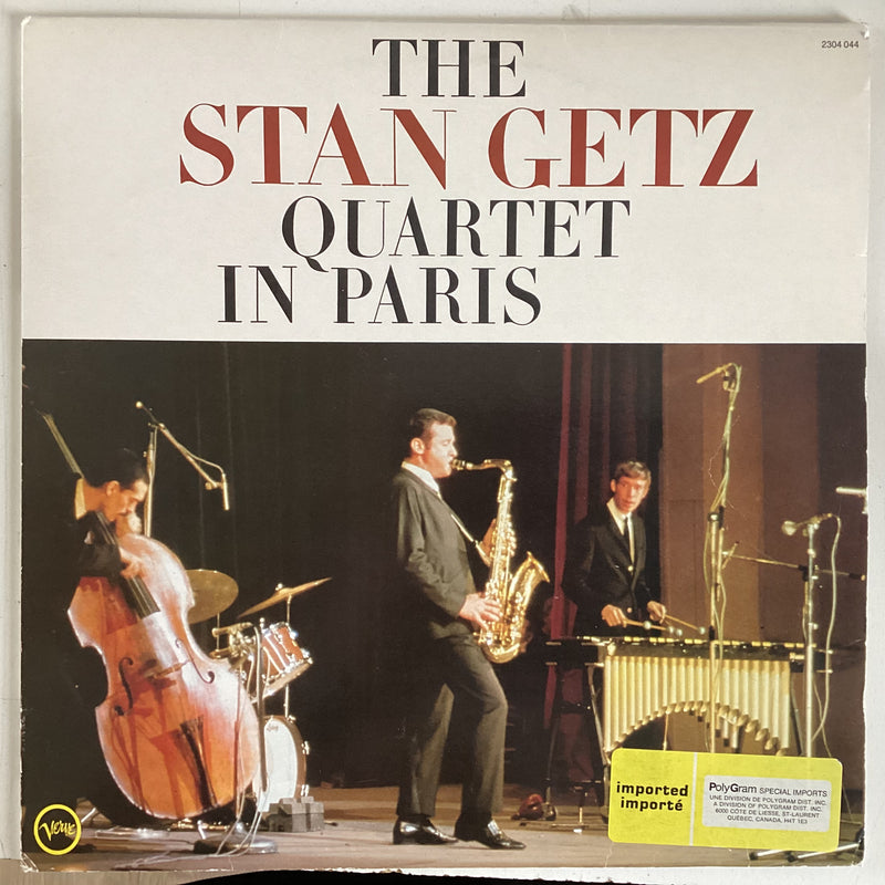 GETZ, STAN QUARTET = IN PARIS (FRANCE 1982) (USED)
