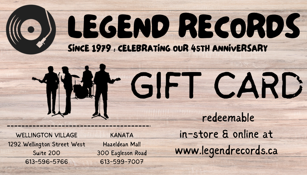 LEGEND RECORDS // Ottawa's LARGEST selection of VINYL RECORDS!!