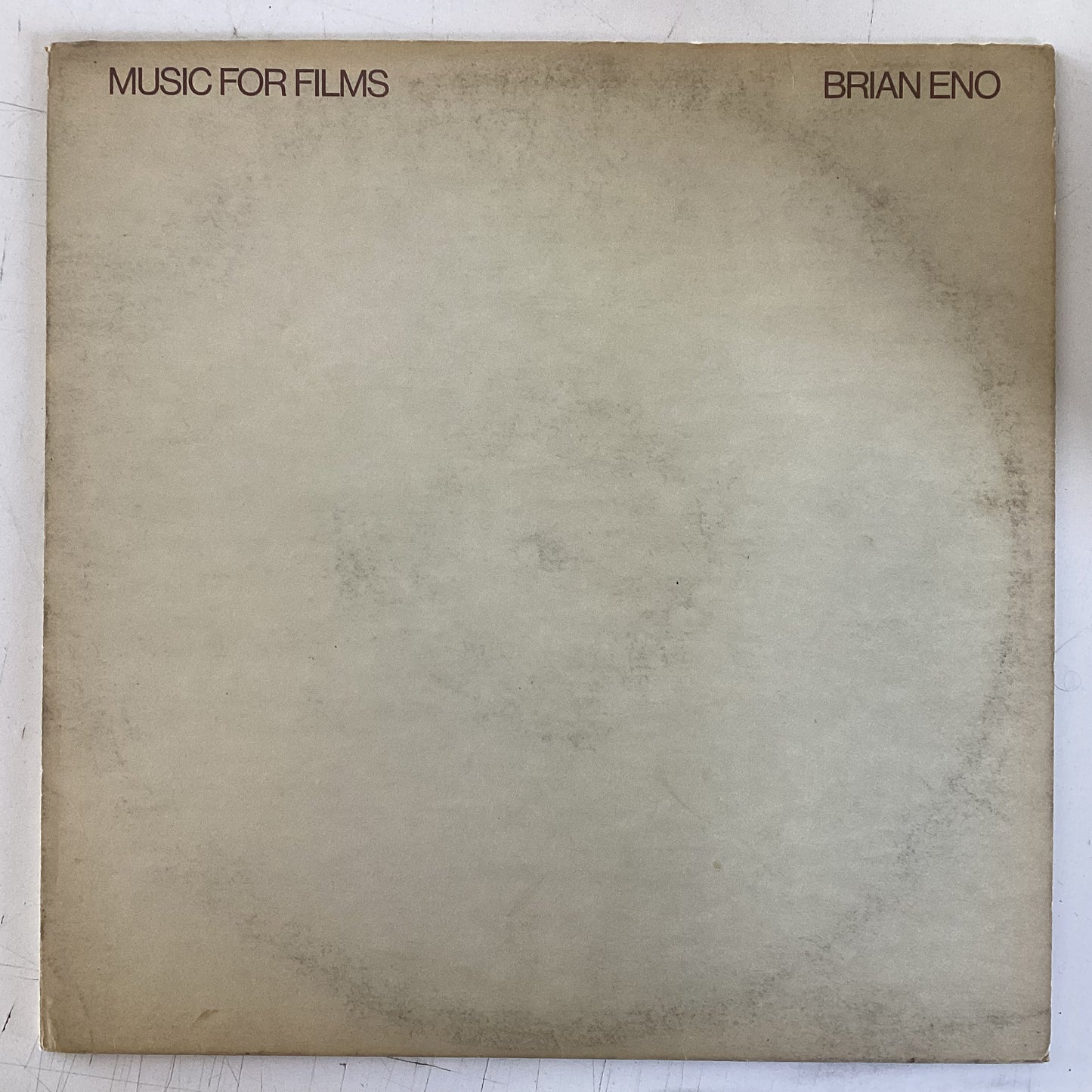 ENO, BRIAN = MUSIC FOR FILMS (US 1978) (USED)