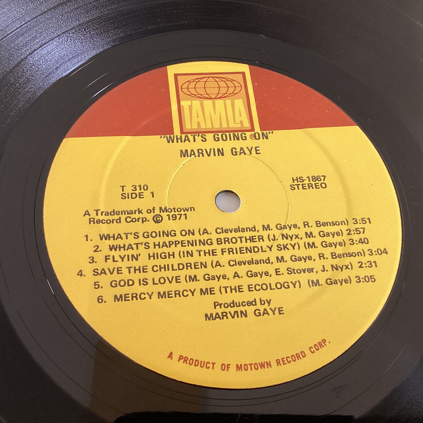 GAYE, MARVIN = WHAT’S GOING ON (US 1971) (USED)