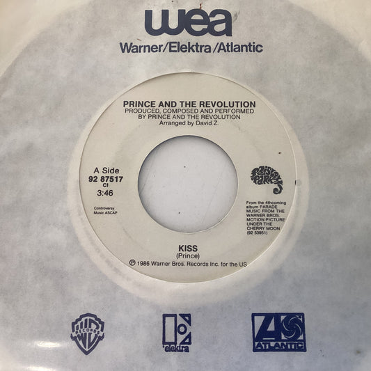 PRINCE = KISS (7 IN.) (CDN 1986) (USED)