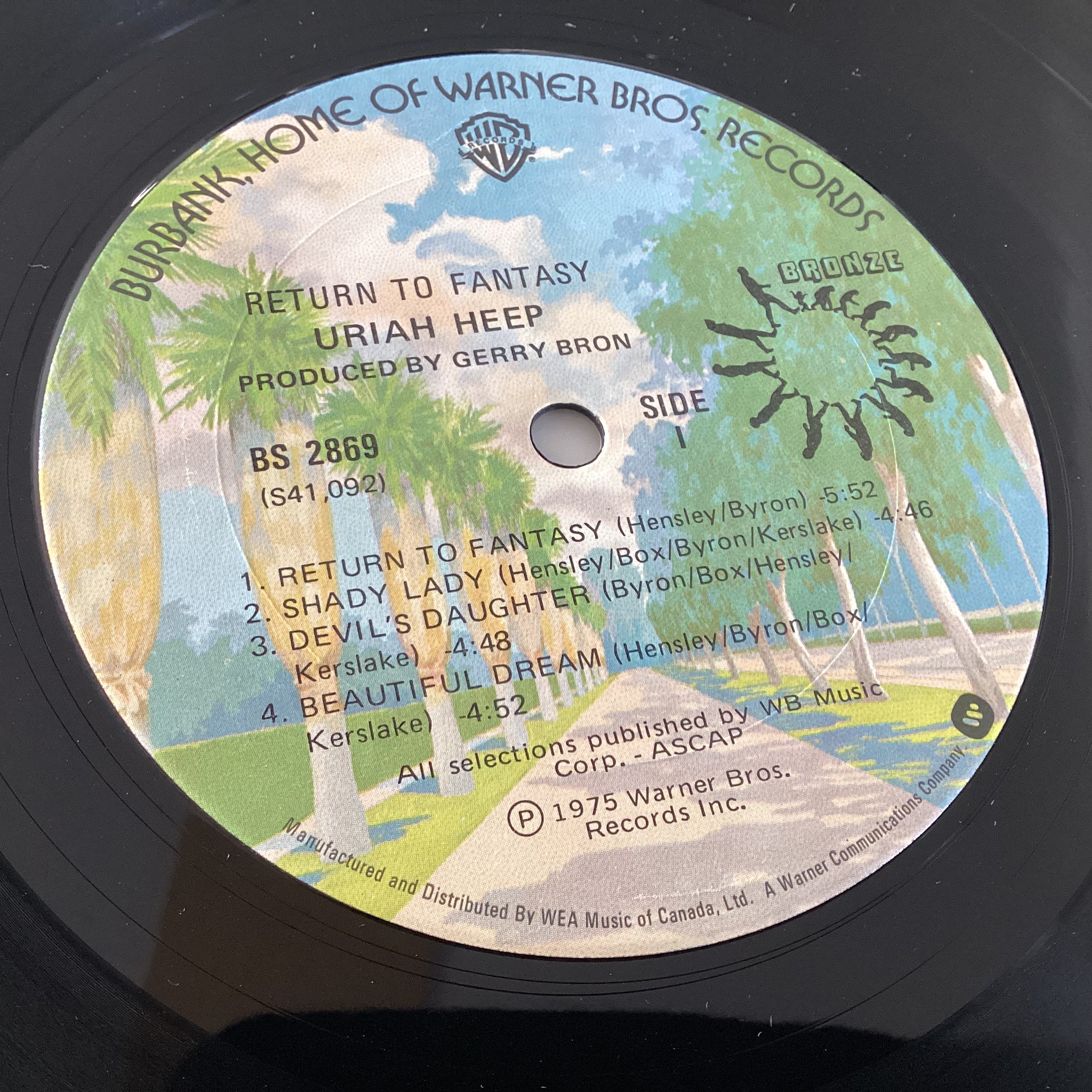 URIAH HEEP = RETURN TO FANTASY (CDN 1975) (USED)